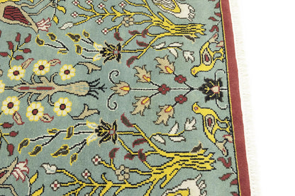 Handmade Chobi Oriental Rug 6X9 Ft Pictorial