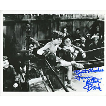 Tommy Bond Autographed/Signed 8X10 Photo