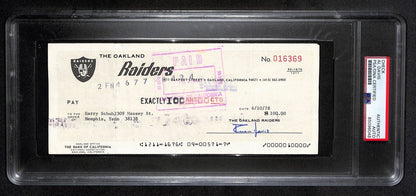 Al Davis Signed/Autographed 1978 Oakland Raiders