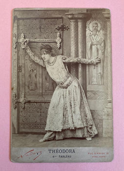 Antique Sarah Bernhardt Thodora 64In Portrait Large Photography Nadar Studio