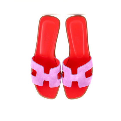 Hermes Women'S Oran Sandals Suede