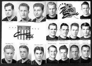 1941 Carnegie Tech Vs Notre Dame Vintage College Football Game Program 194612