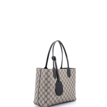 Gucci Reversible Tote Gg Print Leather Small