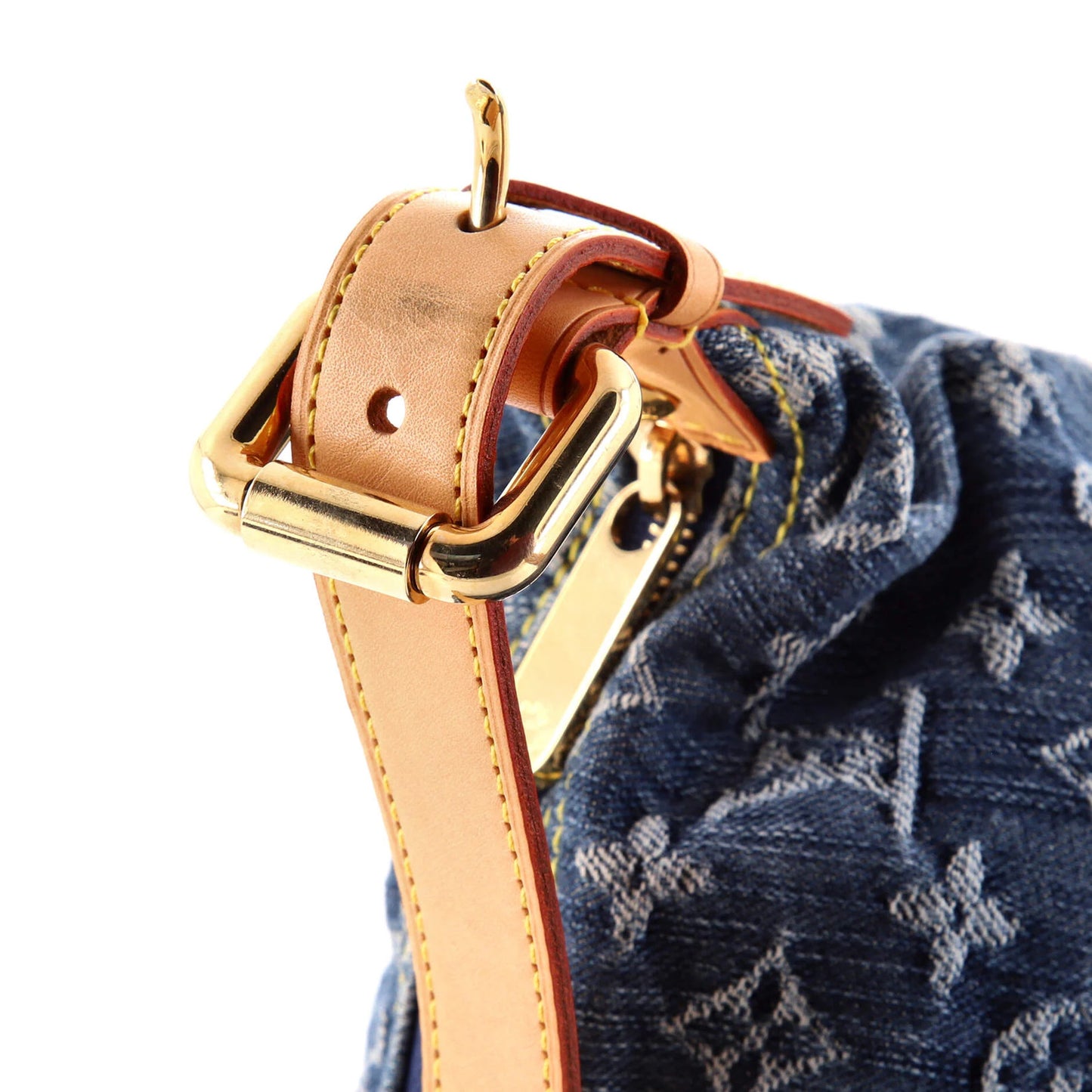 Louis Vuitton Baggy Handbag Denim Gm