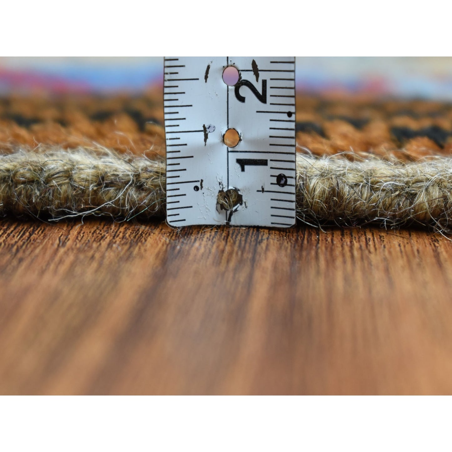 3'4"X4'9" Hand Made All Over Design Pure Wool Colorful Afghan Tribal Rug