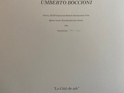 Umberto Boccioni 'The City That Rises'