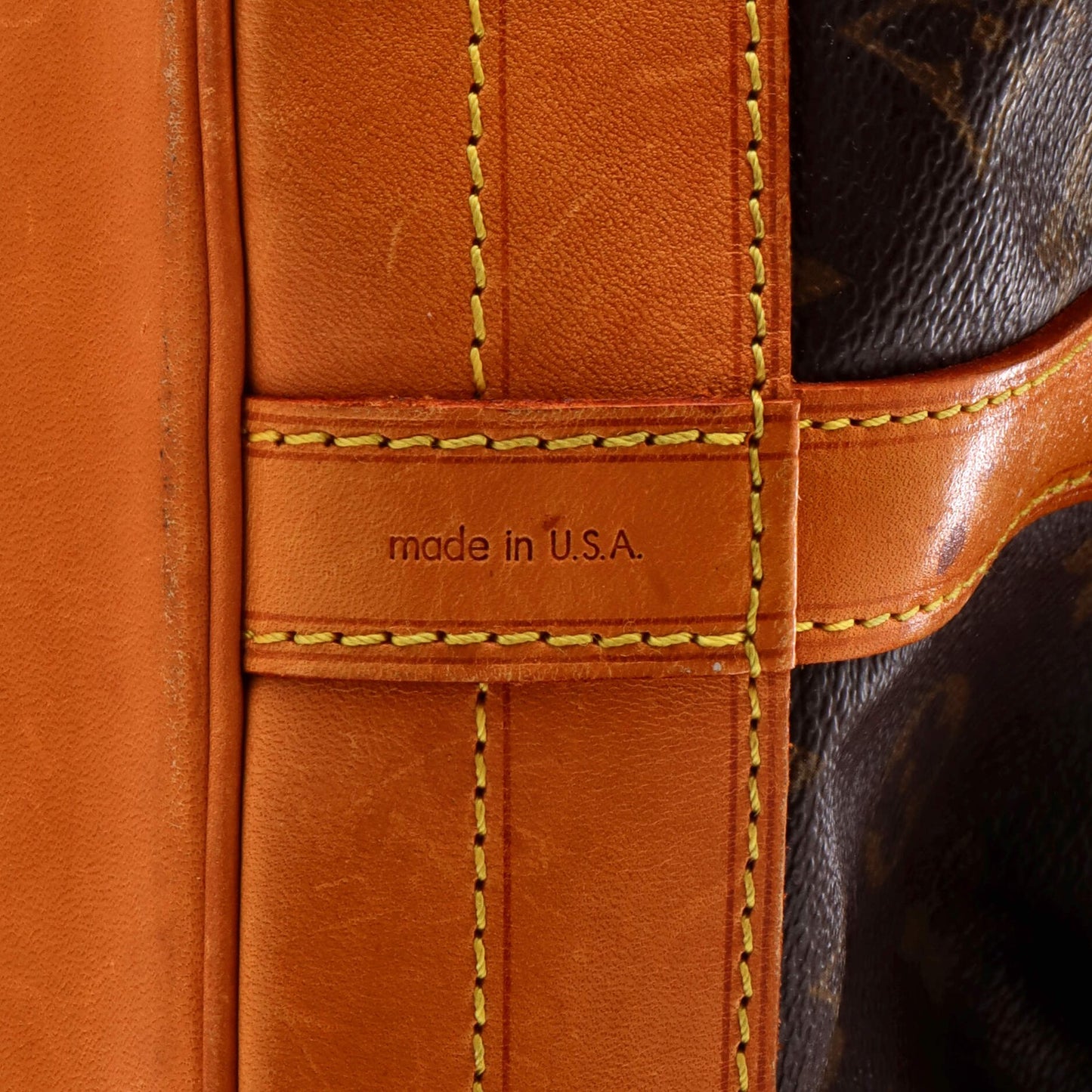 Louis Vuitton Noe Handbag Monogram Canvas Large