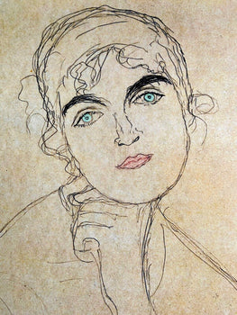 Gustav Klimt Lithograph Numbered By Hand Signed Op - Egon Schiele Edvard Munch