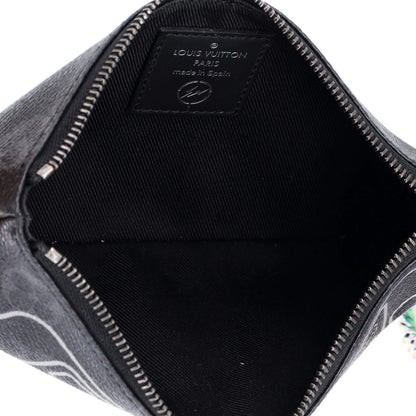 Louis Vuitton Iphone Pouch Flash Fragment Monogram Eclipse Canvas