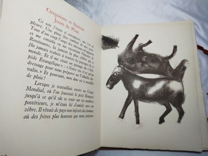 Marc Chagall Journal D'Un Cheval 1952 Limited Edition Book Original Lithographs