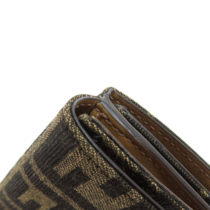 FENDI   Bifold Wallet with Coin Pocket Zucca