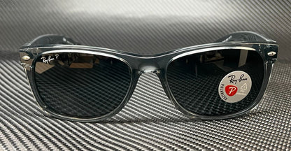 RAY BAN RB2132 64503R Wayfarer Transparent Grey Polarized 58 mm Sunglasses