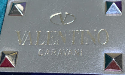 Valentino Garavani Rockstud Open Reversible Convertible Tote Camo Nylon Medium