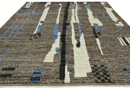 Contemporary Brown Abstract Style Moroccan Style