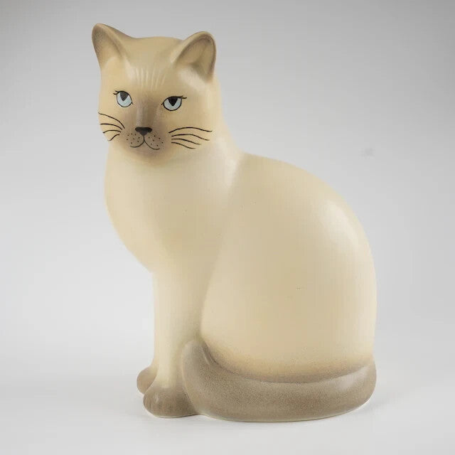 RARE LARGE VERSION LISA LARSON STUDIOS POTTERY CAT GUSTAVSBERG SWEDEN MINT