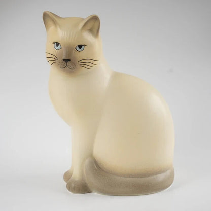 RARE LARGE VERSION LISA LARSON STUDIOS POTTERY CAT GUSTAVSBERG SWEDEN MINT