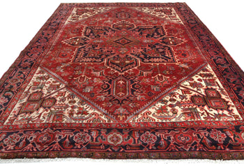 Vintage Serapi Handmade Oriental Rug Classic