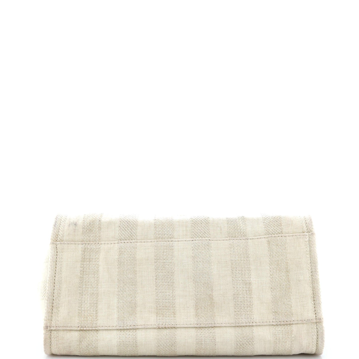 Chanel Deauville Tote Striped Mixed Fibers Medium