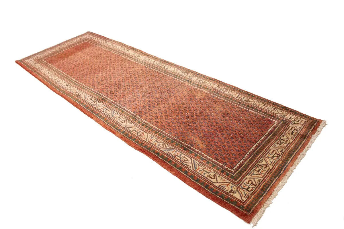 Semi-Antique Oriental Runner Rug Tribal Allover