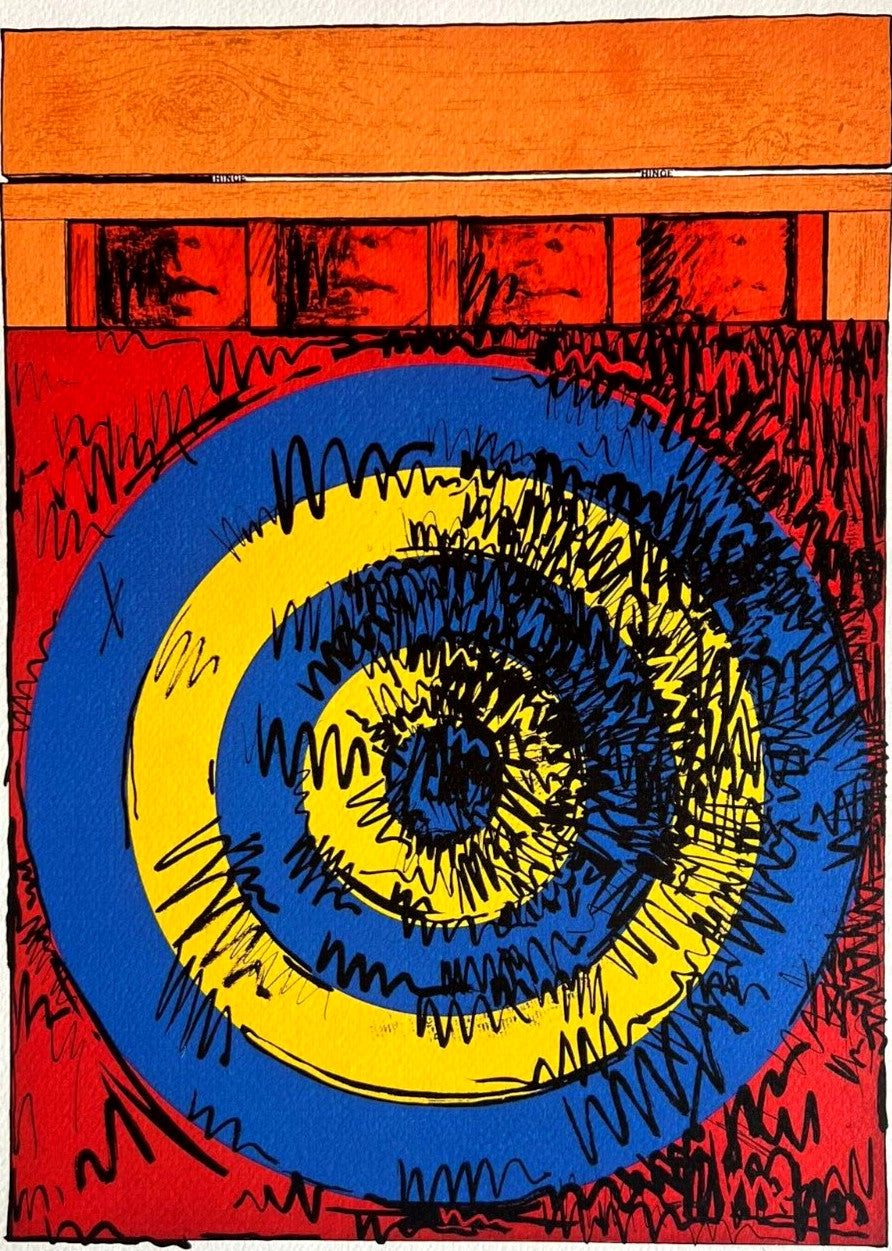 Jasper Johns Lithograph Coa Signed Op Numbered Limited Edition In 180Es