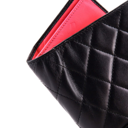 Chanel Cambon Bifold Wallet Quilted Lambskin Long