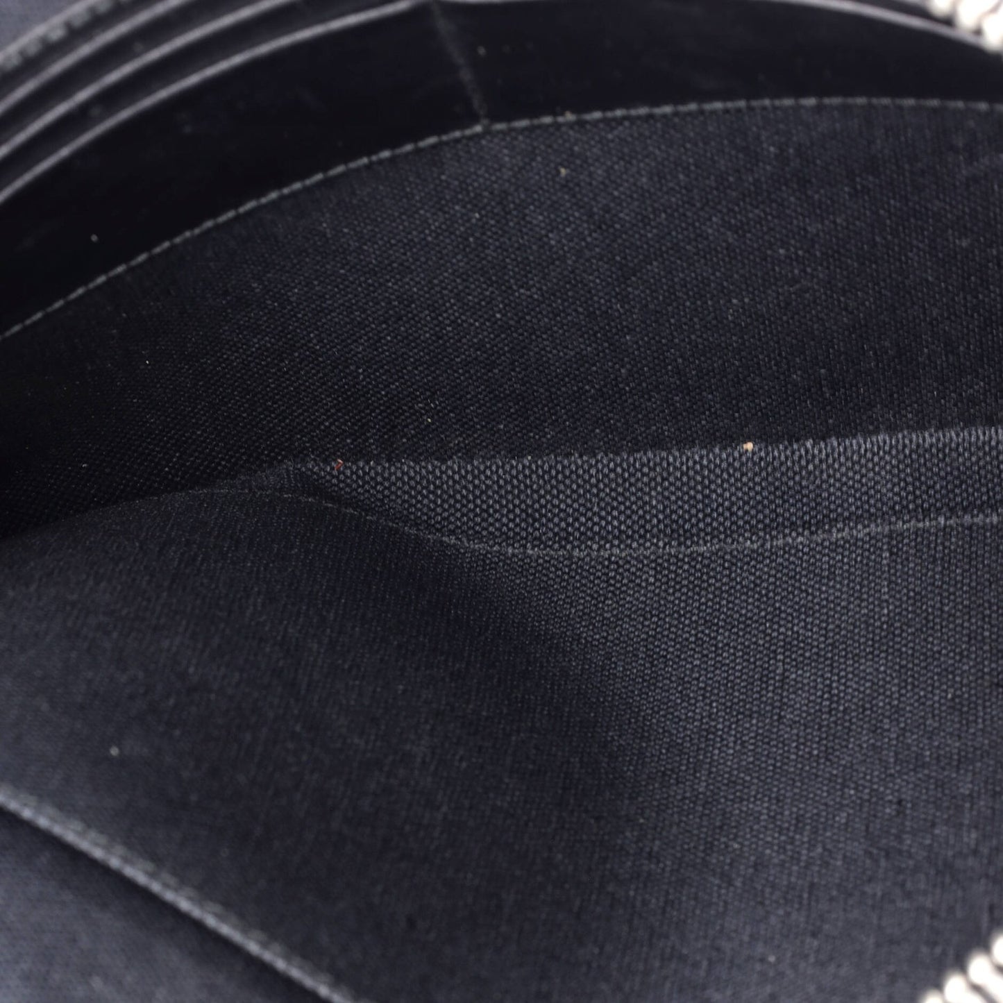 Gucci Night Courrier Pouch Gg Coated Canvas With Applique