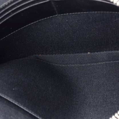 Gucci Night Courrier Pouch Gg Coated Canvas With Applique