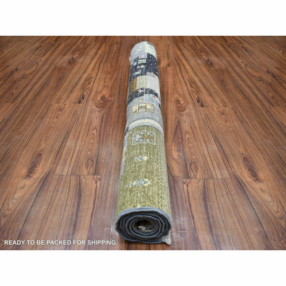 4'X5'10" Colorful Afghan Kashkuli Gabbeh Hand Knotted Wool Oriental Rug