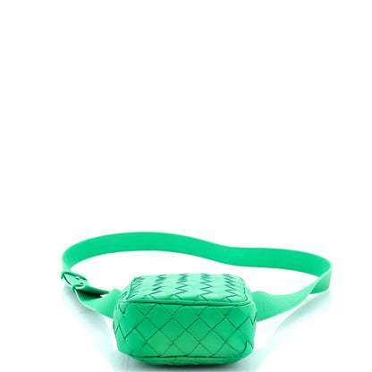 Bottega Veneta Zipped Phone Crossbody Bag Intrecciato Nappa