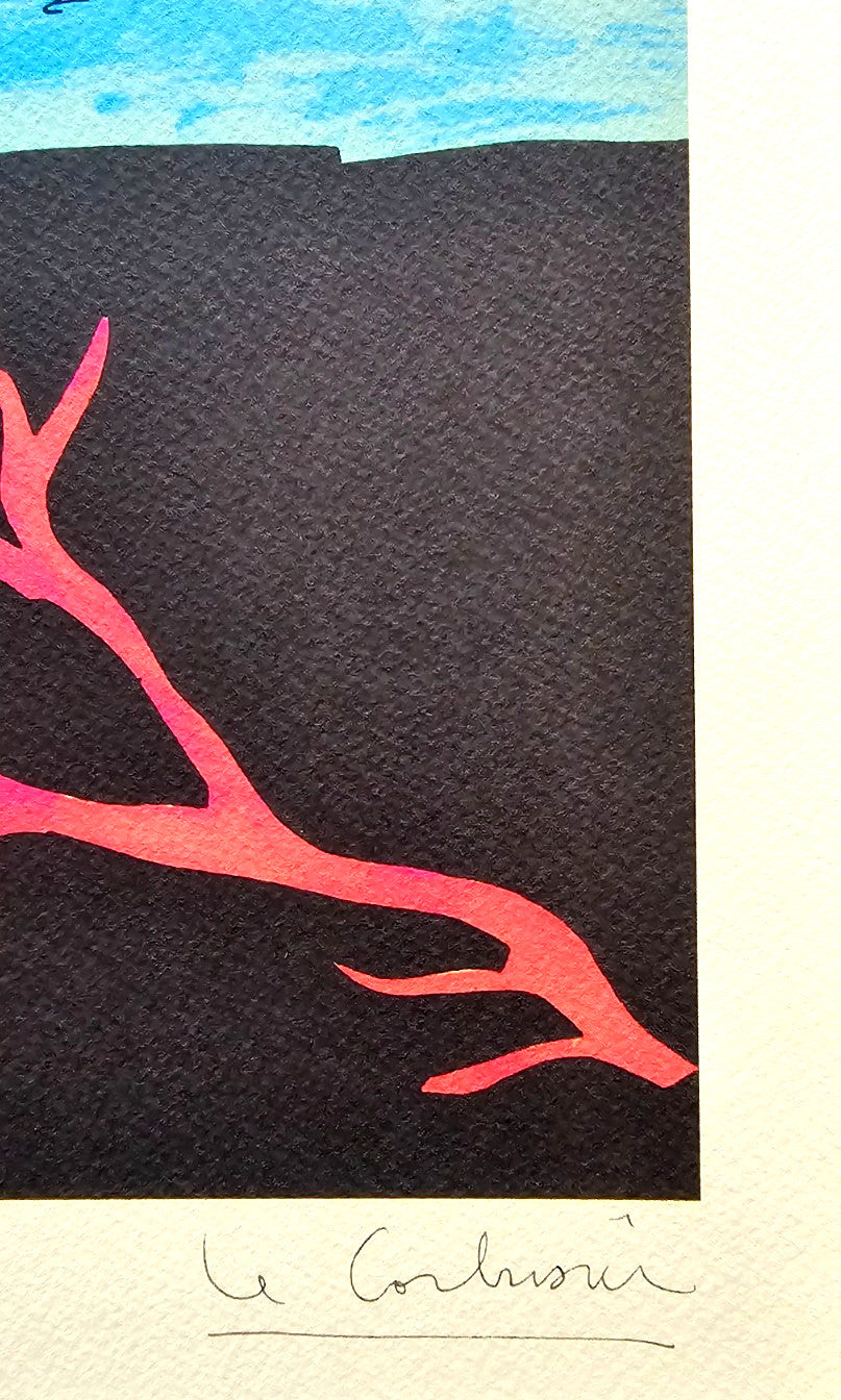 Le Corbusier Lithograph Coa Stamped Certified / Hand Numbered