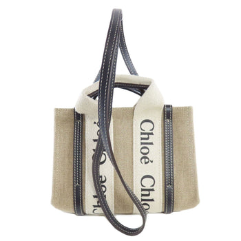 Canvas CHLOE Woody Mini 2WAY Handbag