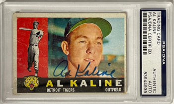 Al Kaline Autographed 1960 Topps Card #50 (Psa)
