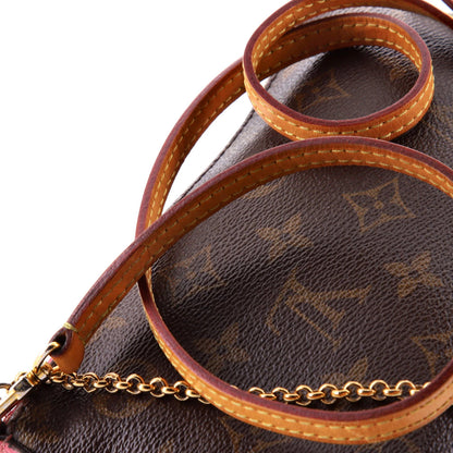 Louis Vuitton Pallas Clutch Monogram Canvas With Leather