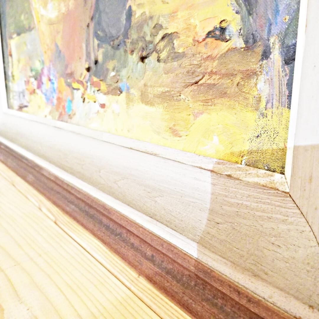 Wlodzimierz Borowczyk Polish Art Original Oil On Canvas Signed Still Life Flower