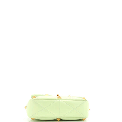 Valentino Garavani Roman Stud Flap Bag Quilted Leather Large