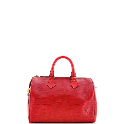 Louis Vuitton Speedy Handbag Epi Leather 25