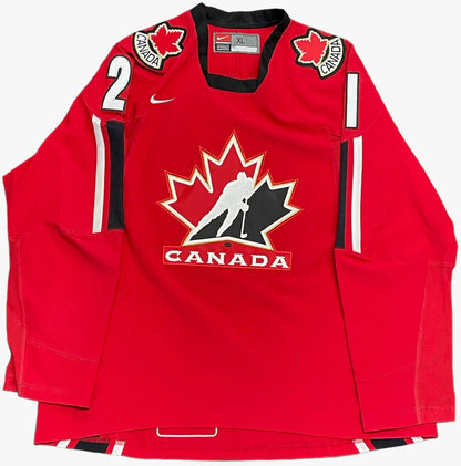 Simon Gagne Autographed Team Canada Hockey Jersey