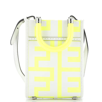 Fendi X Marc Jacobs Sunshine Shopper Tote Printed Leather Mini