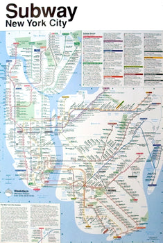 John Tauranac New York Subway Map 