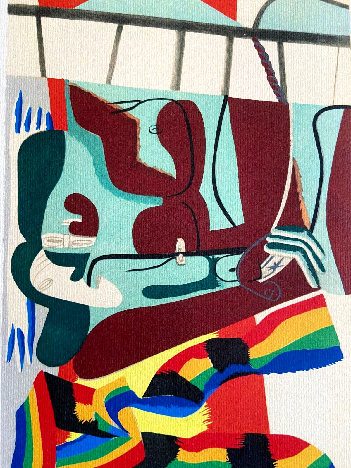 Le Corbusier Lithograph 1969 Coa Mourlot Numbered A Hand Signature