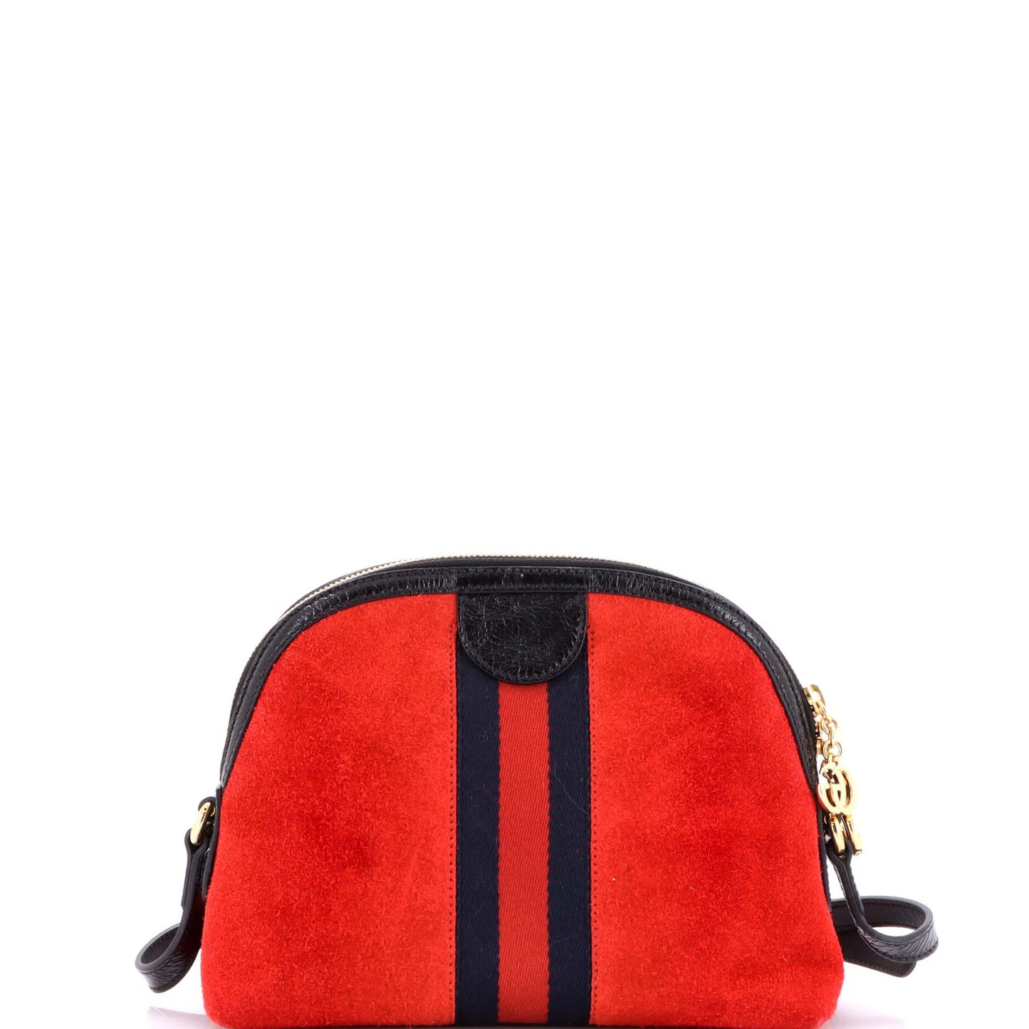 Gucci Ophidia Dome Shoulder Bag Suede Small