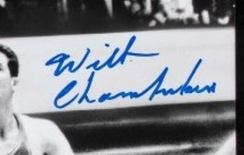 Wilt Chamberlain Signed/Autographed 16X20 Photo