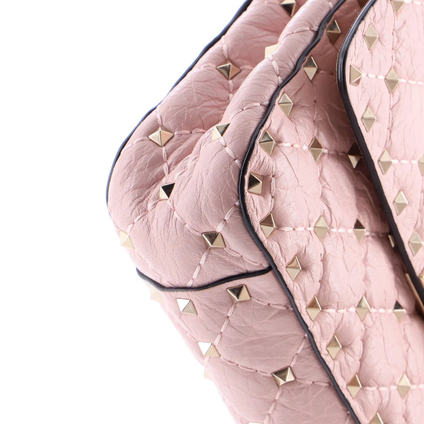 Valentino Garavani Rockstud Spike Flap Bag Quilted Leather Small