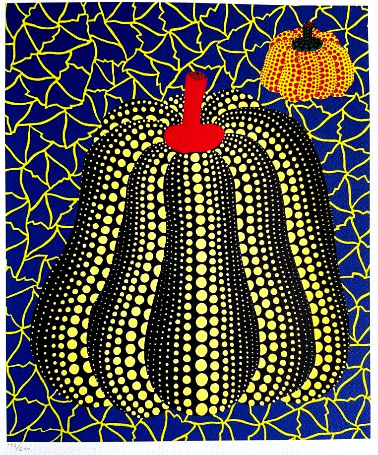 Yayoi Kusama Lithograph Mori Art Museum Coa