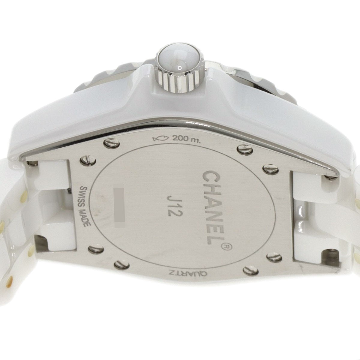 Chanel J12 1.3 "White Ceramic Watches H0968 Ceramic/Ceramic