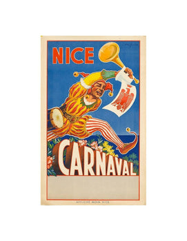 Carnaval De Nice By Beglia 1954 Original Lithograph