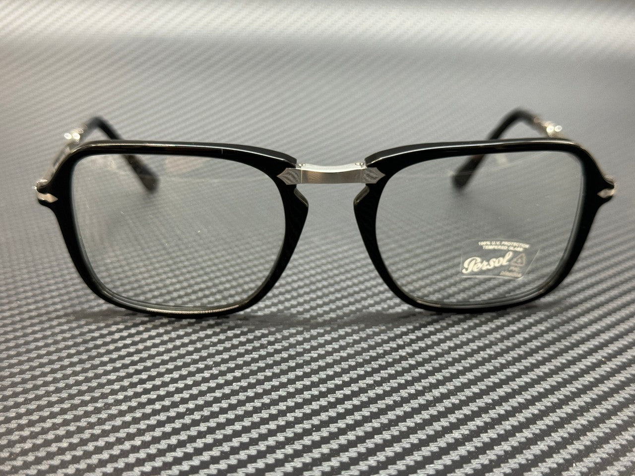 PERSOL PO3330S 95 GG Black Clear Photochromic Unisex 54 mm Eyeglasses