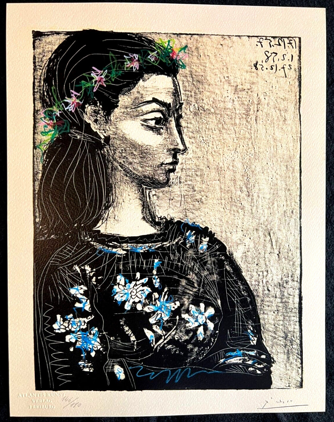 Pablo Picasso - Lithograph Signed Coa - Limited Pencil Numbered