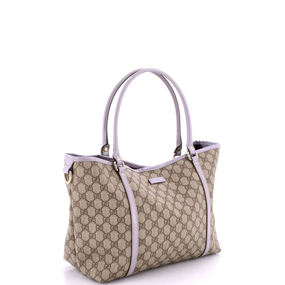 Gucci Joy Tote Gg Coated Canvas With Leather Medium