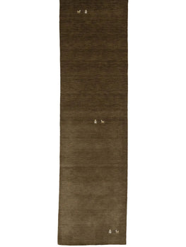 Brown Tribal Runner Rug Gabbeh 3X10 Modern Runner